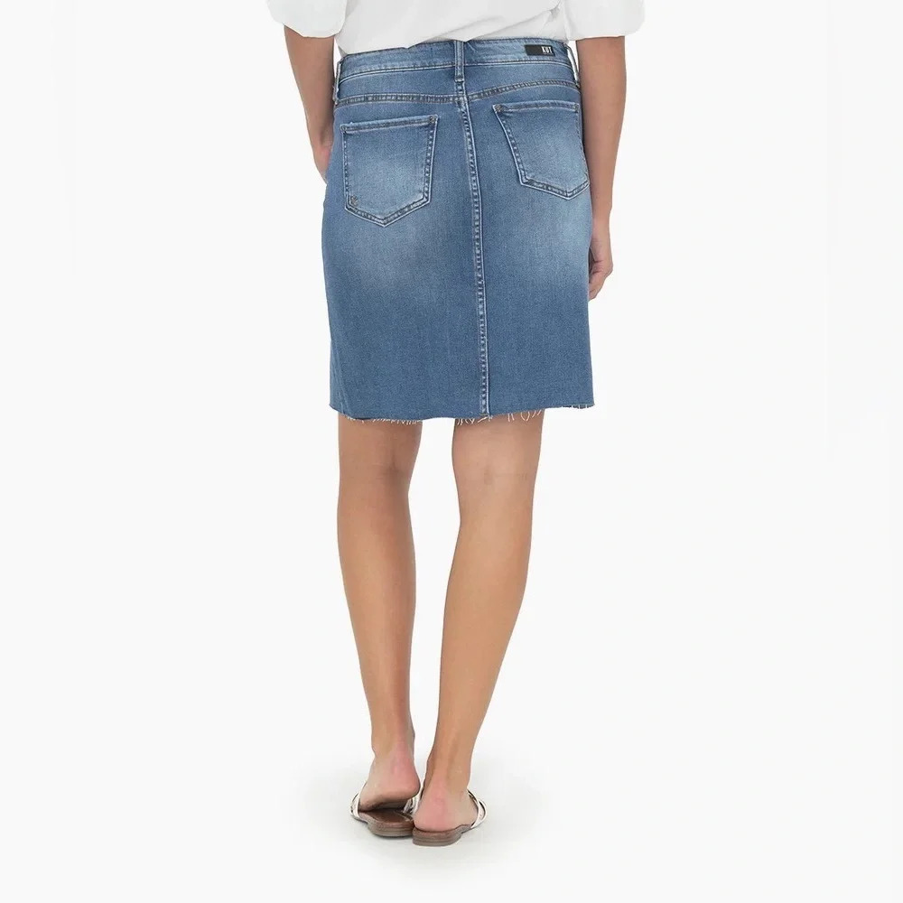 Kut From The Kloth Melinda Skirt (Explorative Wash) View 2